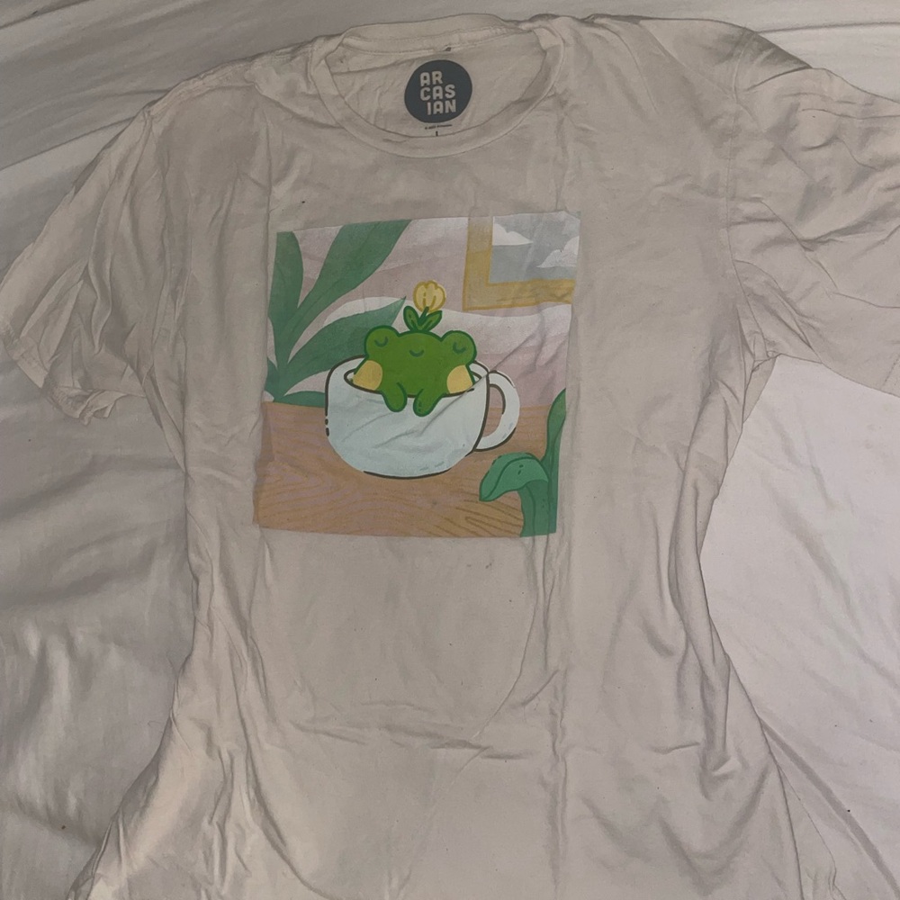 Hot Topic Graphic Tee with Frog Design